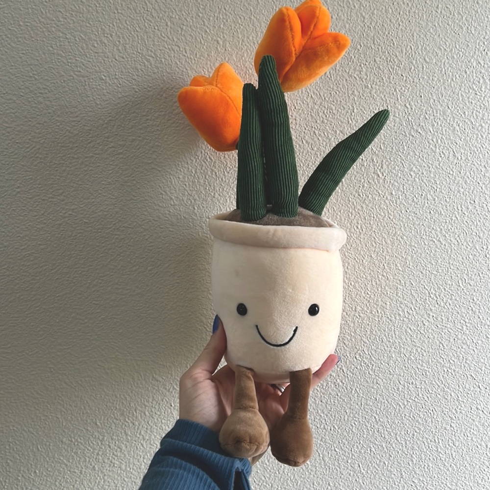 Jellycat plush flowerpot